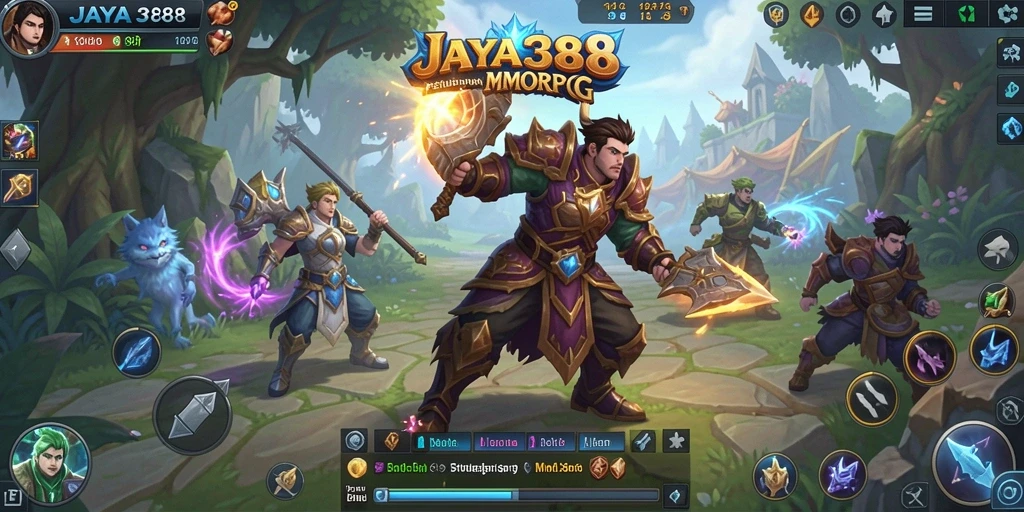 Tampilan gameplay JAYA388 yang memukau dalam dunia MMORPG.