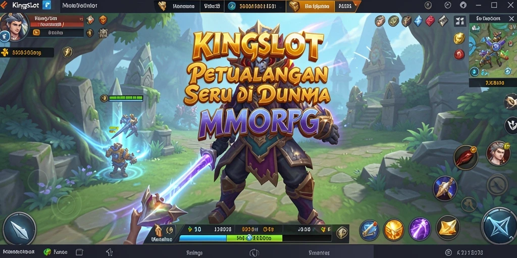 Tampilan gameplay KINGSLOT yang menakjubkan dan penuh aksi.