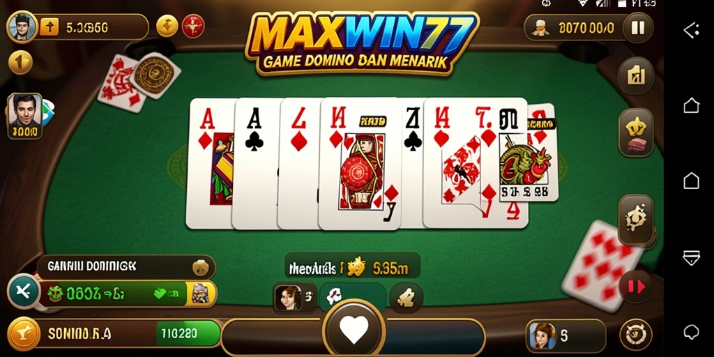 Tangkapan layar gameplay seru dari MAXWIN77, menampilkan aksi domino yang menarik.