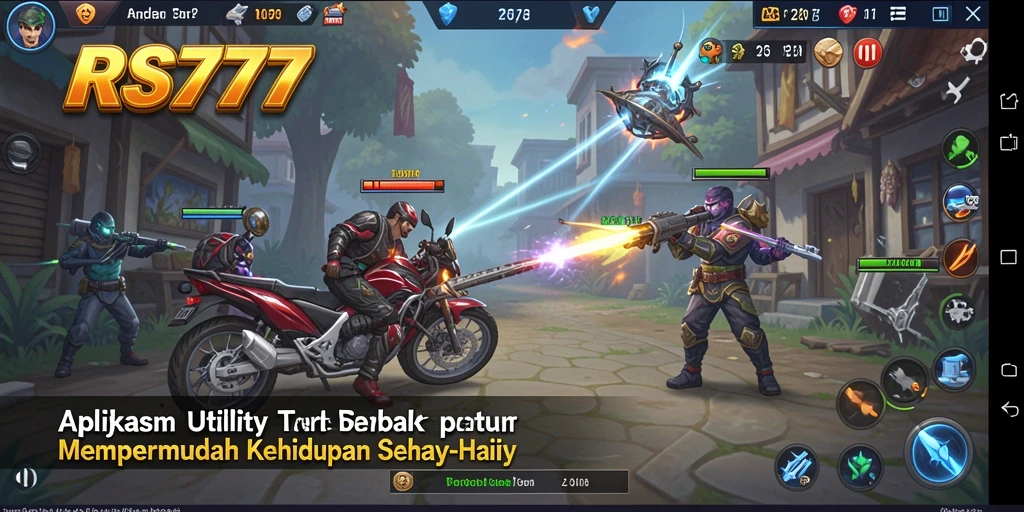 Tampilan screenshot utama RS777 yang menampilkan fitur Utility.