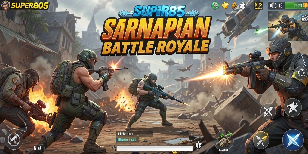 Tampilan spektakuler dari pertempuran intens di SUPER805